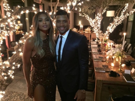 Russel Wilson e Ciara - Reprodução