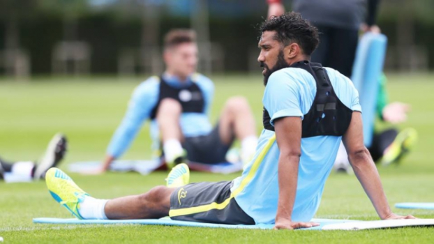 Clichy - primeiro treino de Guardiola no City