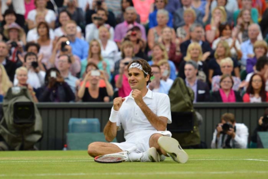 2012 - Roger Federer venceu andy Murray