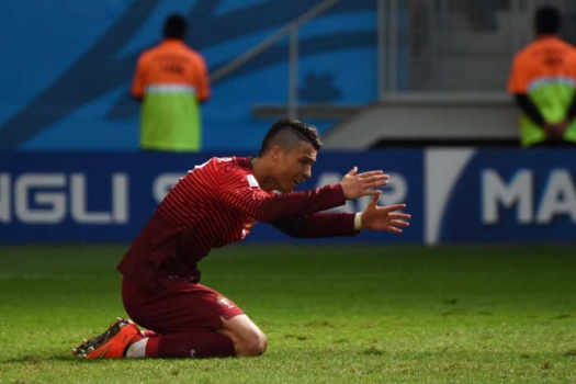 Portugal fez feio na Copa de 2014 e Cristiano Ronaldo foi eliminado ainda na primeira fase
