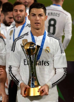 No fim de 2014, Cristiano Ronaldo faturou mais um Mundial de Clubes com o Real Madrid