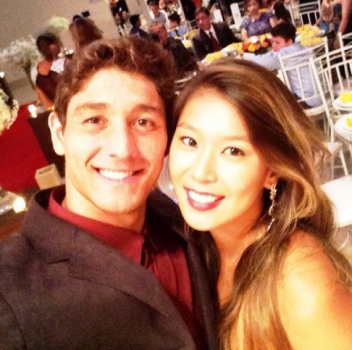 Carla, esposa do Thiago Simon da Natação