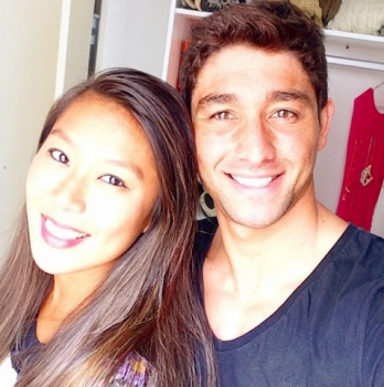 Carla, esposa do Thiago Simon da Natação