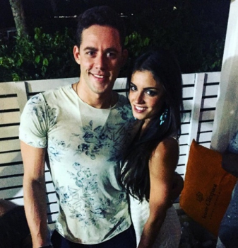 Gabi, esposa do Thiago Pereira da Natação