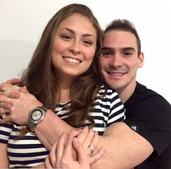 Juliana, namorada do Arthur Zanetti da Ginástica