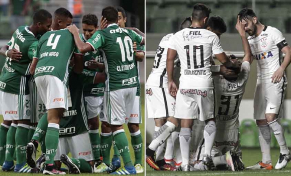 Palmeiras e Corinthians: domínio no campo e na arquibancada no BR-16