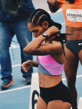 Kristi, atleta do Atletismo americano