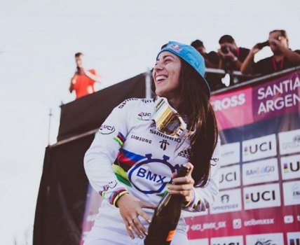 Mariana Pajon do ciclismo da Colômbia