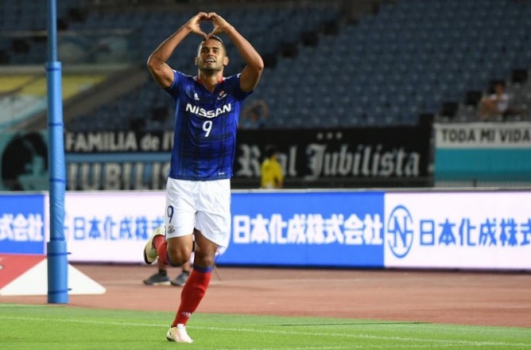 Kayke anotou oito gols no Japão (Foto: Reprodução/Twitter)