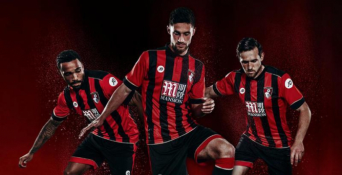 Camisa titular do Bournemouth