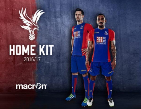 Camisa titular do Crystal Palace