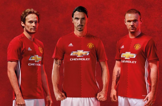 Camisa titular do Manchester United