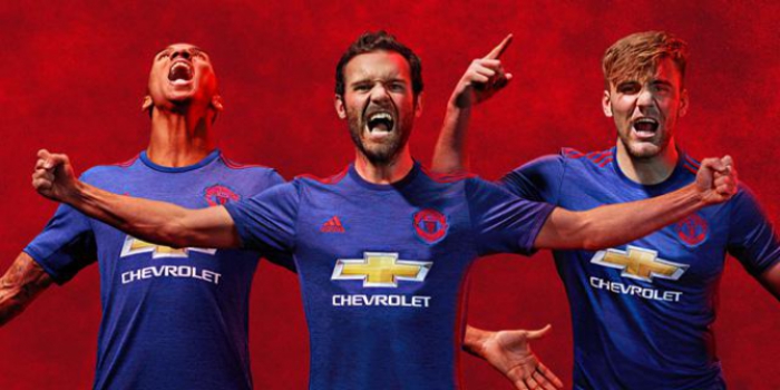 Camisa reserva do Manchester United