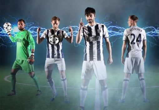 Camisa titular do West Bromwich
