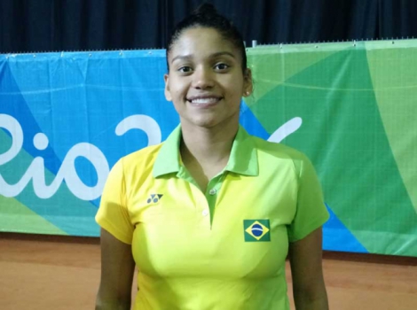 Lohaynny Vicente foi primeira brasileira na história a atuar no badminton em uma Olimpíada