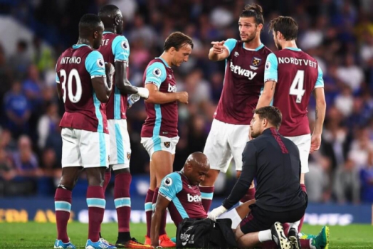 Ayew lesionado West Ham