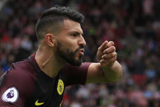 Aguero - Stoke x Manchester City