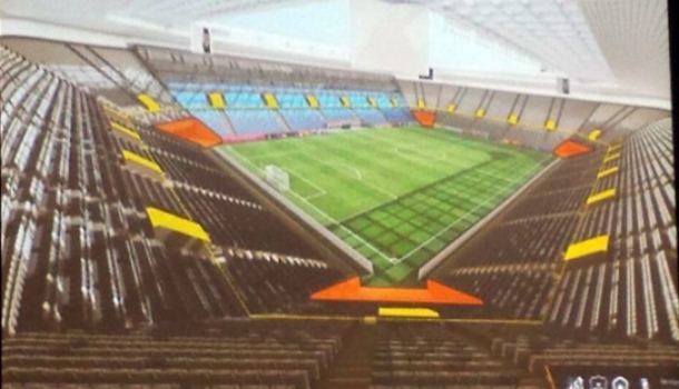 Projeto do novo estádio do Santos (Foto: Reprodução/Internet)