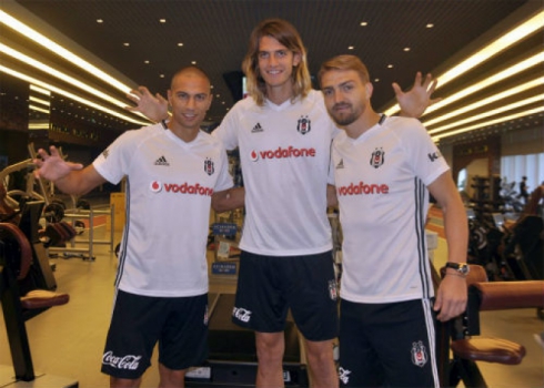 Inler, Erkin e Nukan - Besiktas