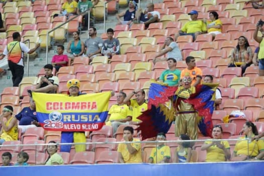 Brasil x Colombia (Foto:Emanuel Pires / Fotoarena)