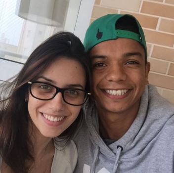 David Braz e sua esposa Mayra