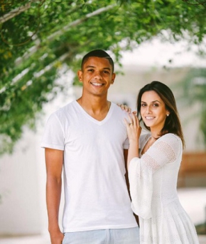David Braz e sua esposa Mayra