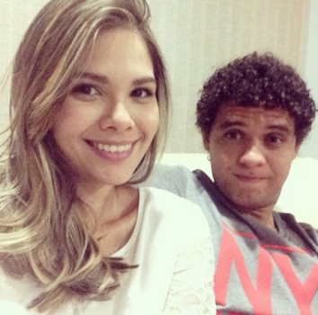 Victor Ferraz e sua esposa Vanessa