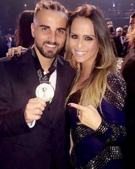 Rafael Longuine e sua esposa Aline Lima