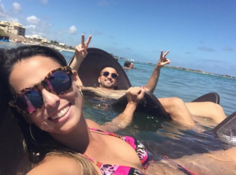 Rafael Longuine e sua esposa Aline Lima
