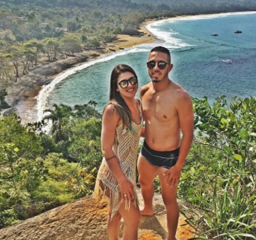 Jean Mota e a namorada Regina