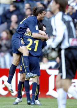 Luis Enrique, Thiago Motta e Iniesta - Barcelona