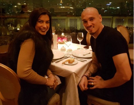 Maicon e sua esposa Ursula