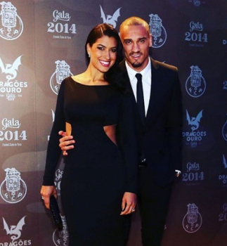 Maicon e sua esposa Ursula