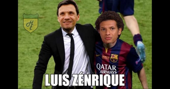 Luis Zénrique e o seu craque