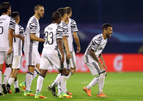 Gol Daniel Alves - DÃnamo de Zagreb x Juventus