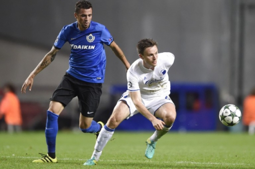 Claudemir e Kvist - Copenhague x Brugge