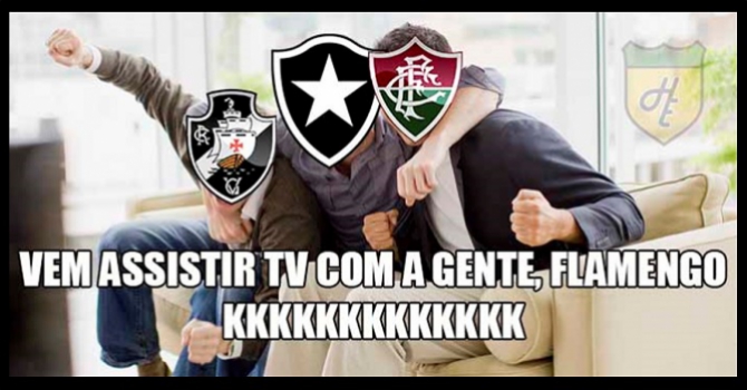 Rivais não perdoam eliminação do Flamengo