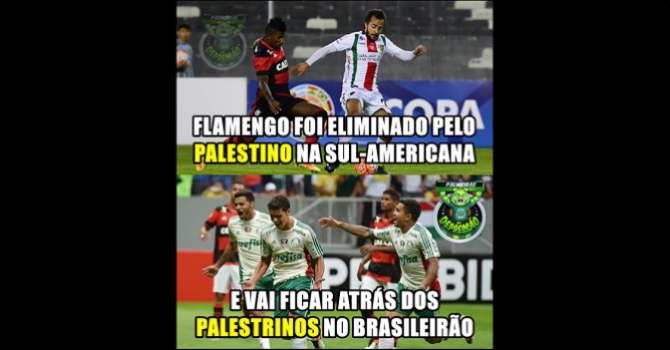 Rivais não perdoam eliminação do Flamengo