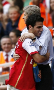 Fàbregas e Wenger
