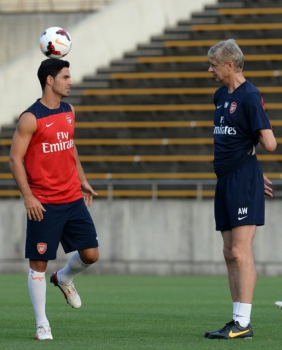 Arteta e Wenger