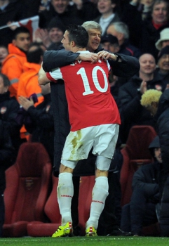 Van Persie e Wenger
