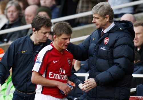 Arshavin e Wenger