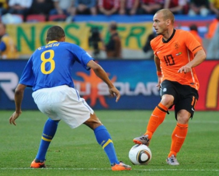 Gilberto Silva - Brasil x Holanda - Copa-2010