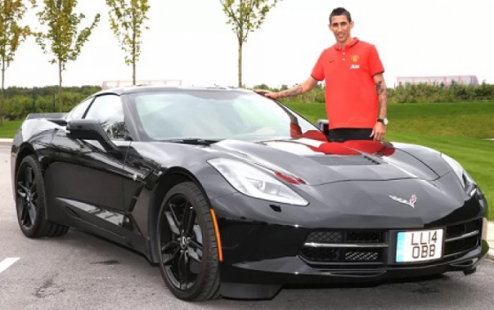 Di María já posou com carrão