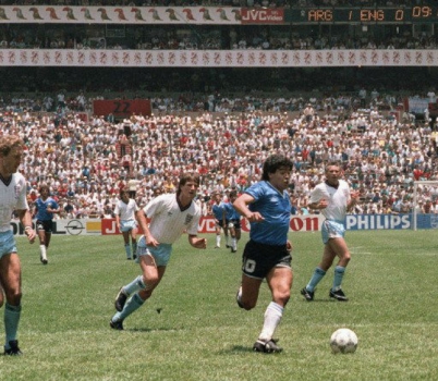 Não apenas foi o craque da conquista da Copa, como marcou dois gols históricos sobre a Inglaterra