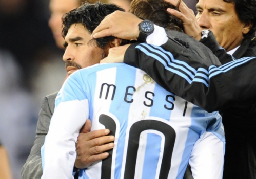 Não conseguiu e a Argentina caiu nas quartas de final contra a Alemanha