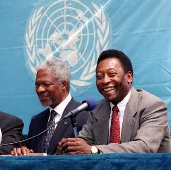 Após se aposentar, Pelé participou de centenas de eventos pelo mundo