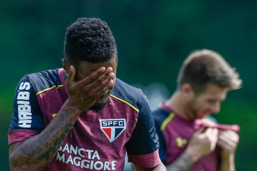Treino São Paulo no CT da Barra Funda - Michel Bastos