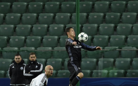 Cristiano Ronaldo esbanja a sua habitual classe pelo Real Madrid