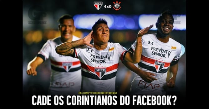 Goleada no Majestoso virou piada na web